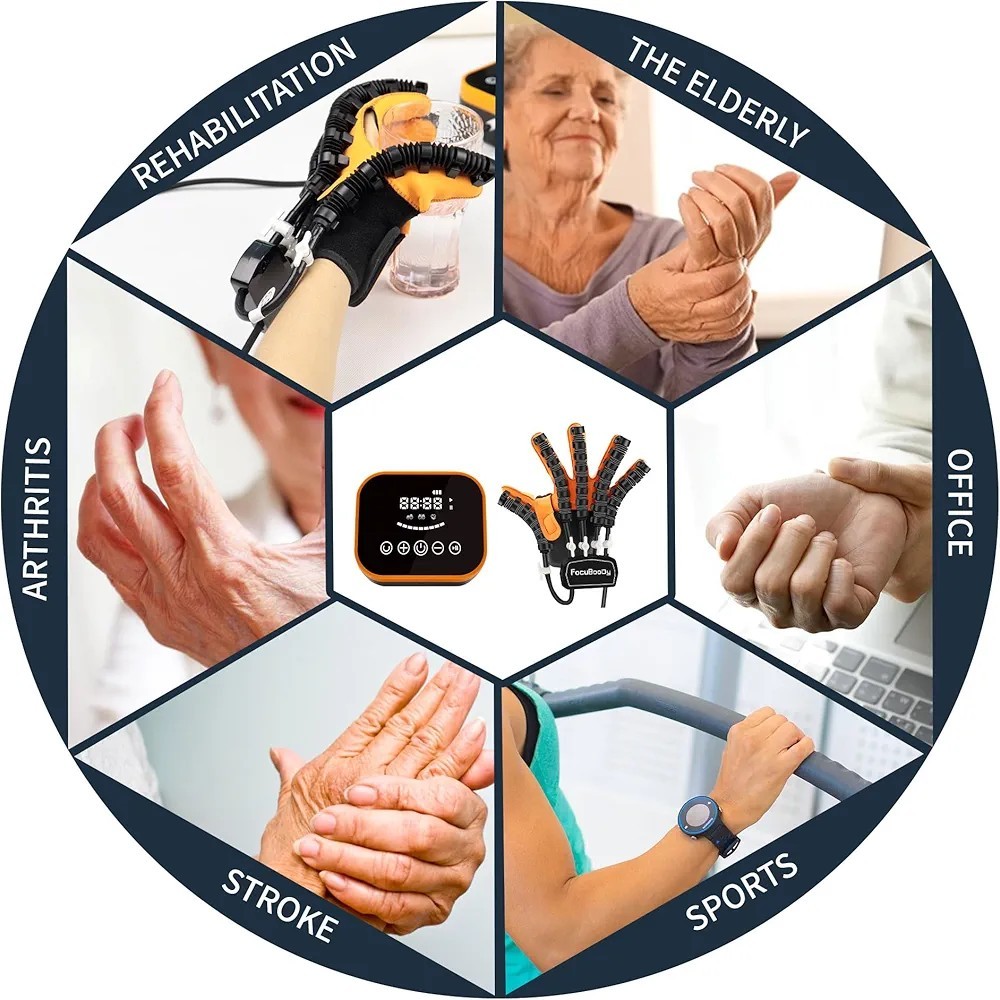 Rehabilitation Robot Gloves Equipment For Stroke Recovery, Hand Strength…