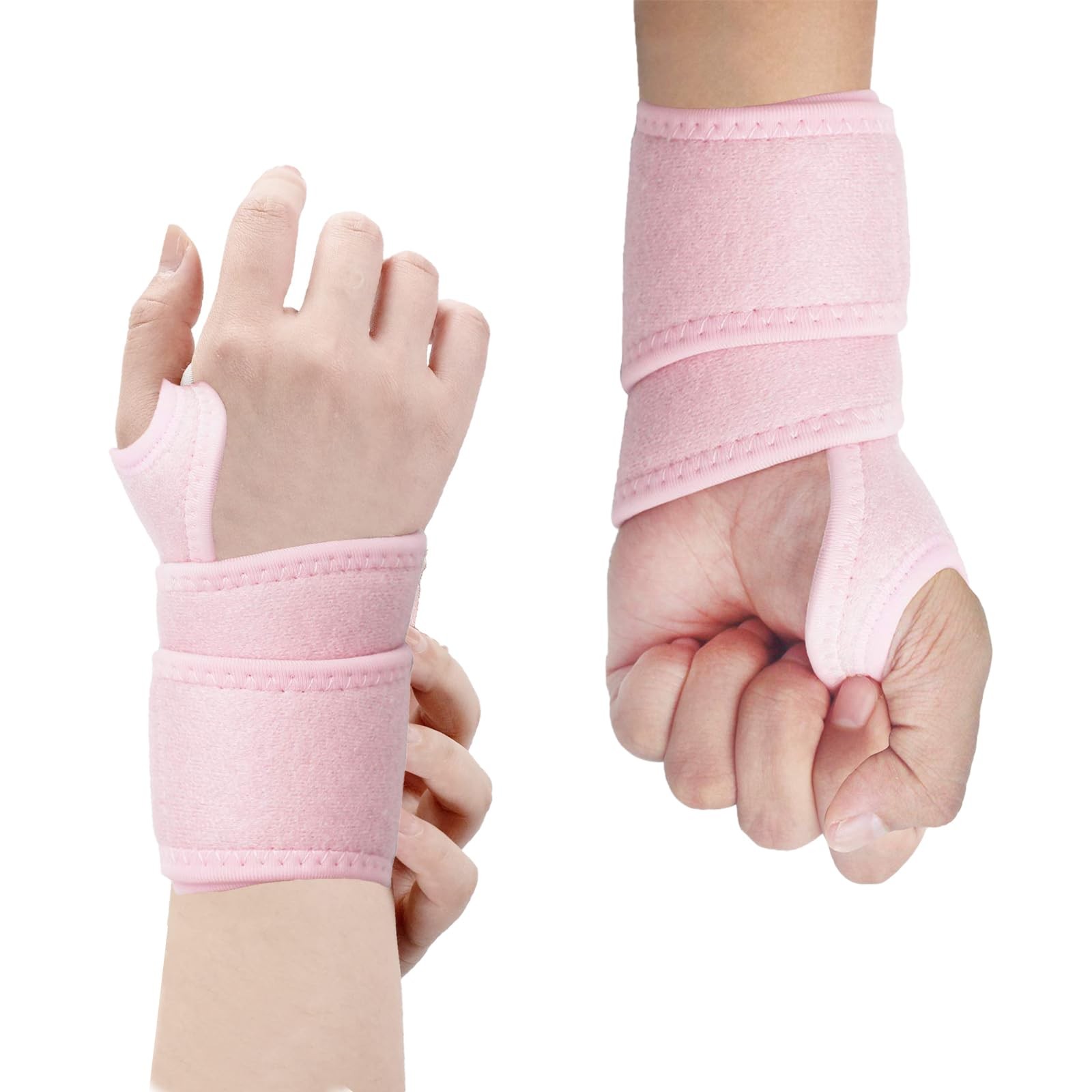 PSKZNSZ Version Profession 2PCS Adjustable Wrist 2 Count (Pack of 1), Pink