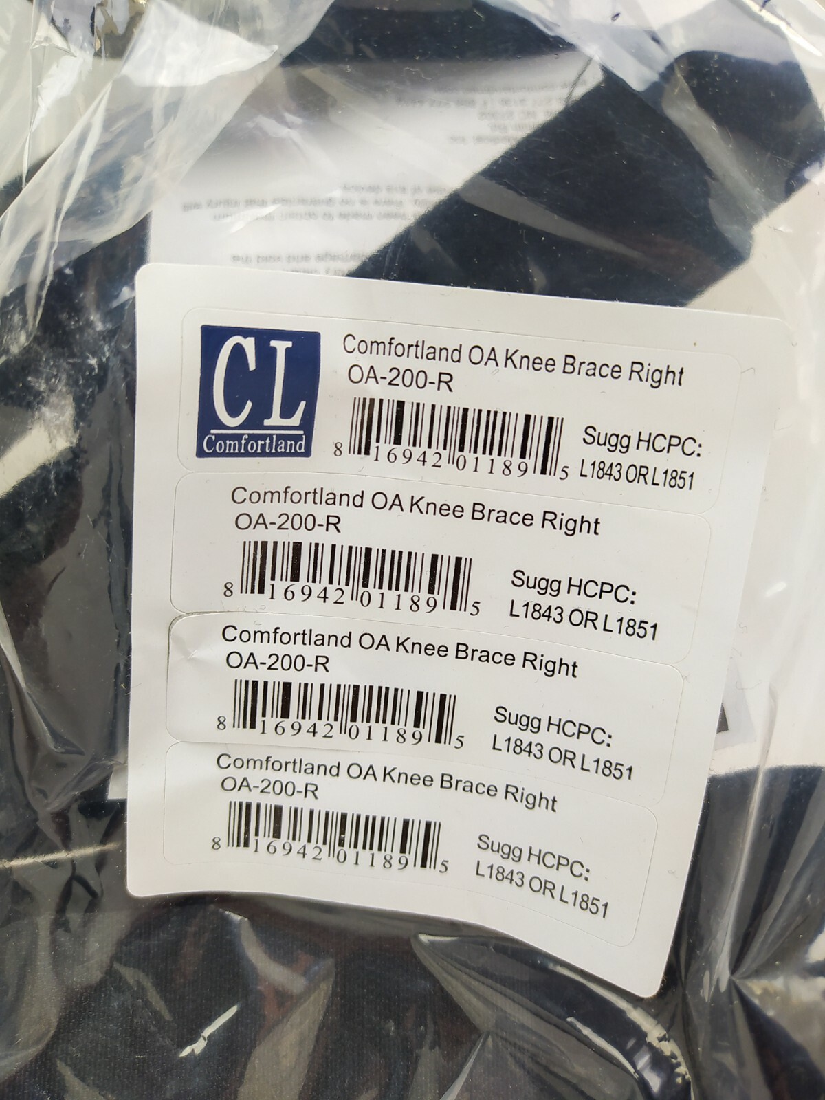 Comfortland OA-200-L and R Knee Brace Ck-007 Sleeves And Tool Kit BRAND NEW
