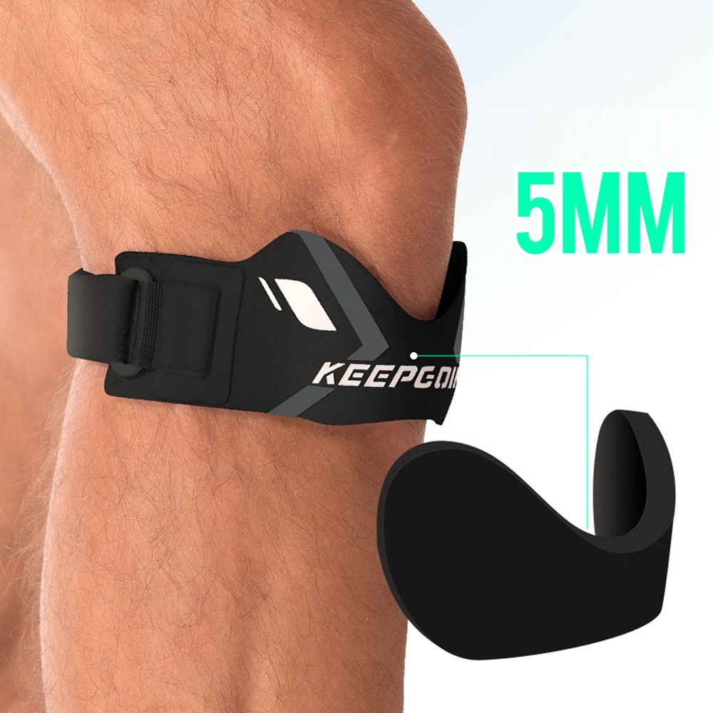 1Pc Adjustable Patella Knee Strap Pain Relief Support Brace for Sports Workout