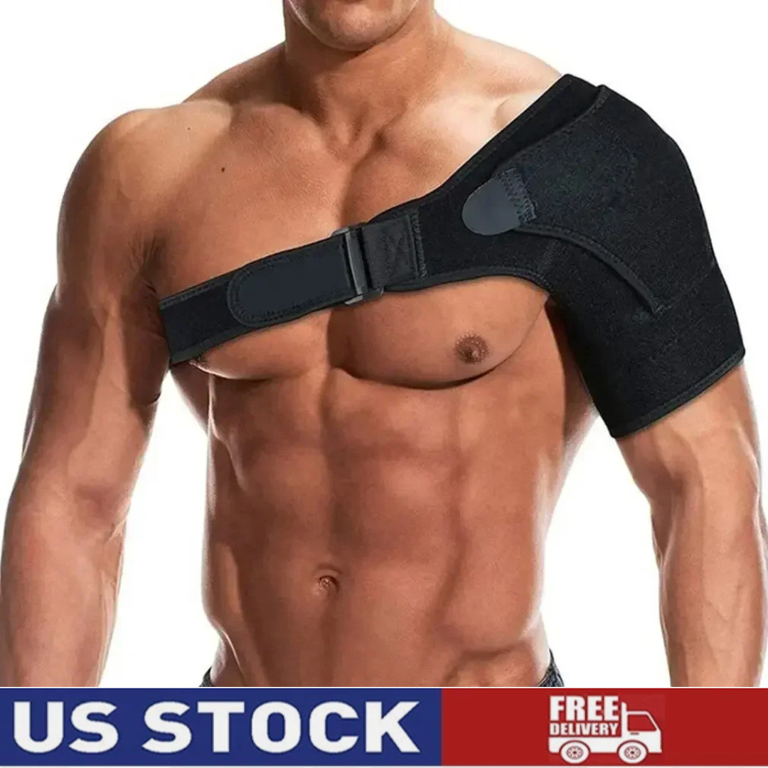Shoulder Brace Support Compression Sleeve Torn Rotator Cuff Relief Joint AC Pain