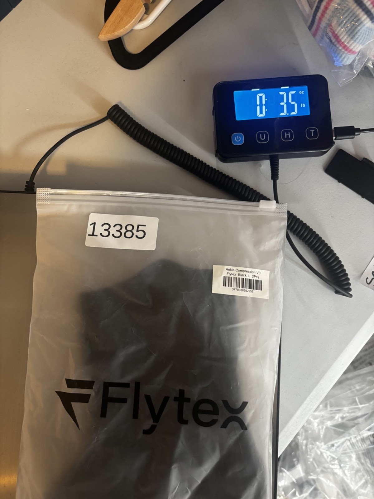 Flytex Ankle Compression Supports V3 Men’s Large Black Comfort Fit 2-Pieces NWT