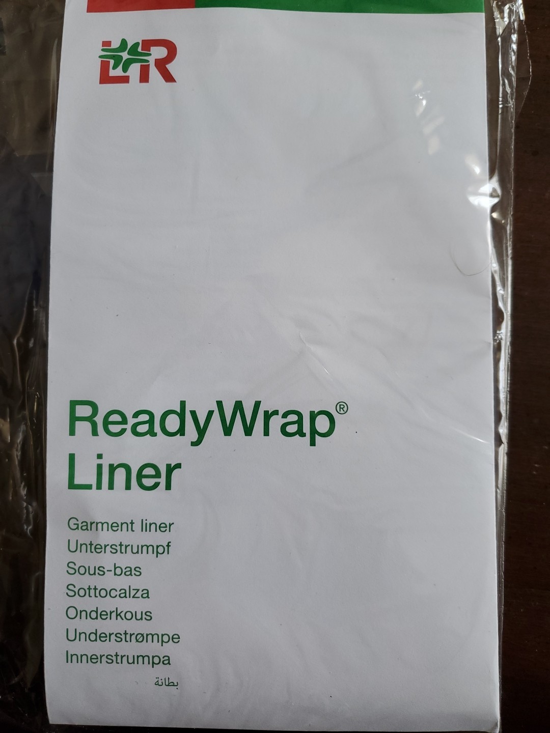 L&R Ready Wrap Liner Black Garment Sock Calf and Foot Below Knee