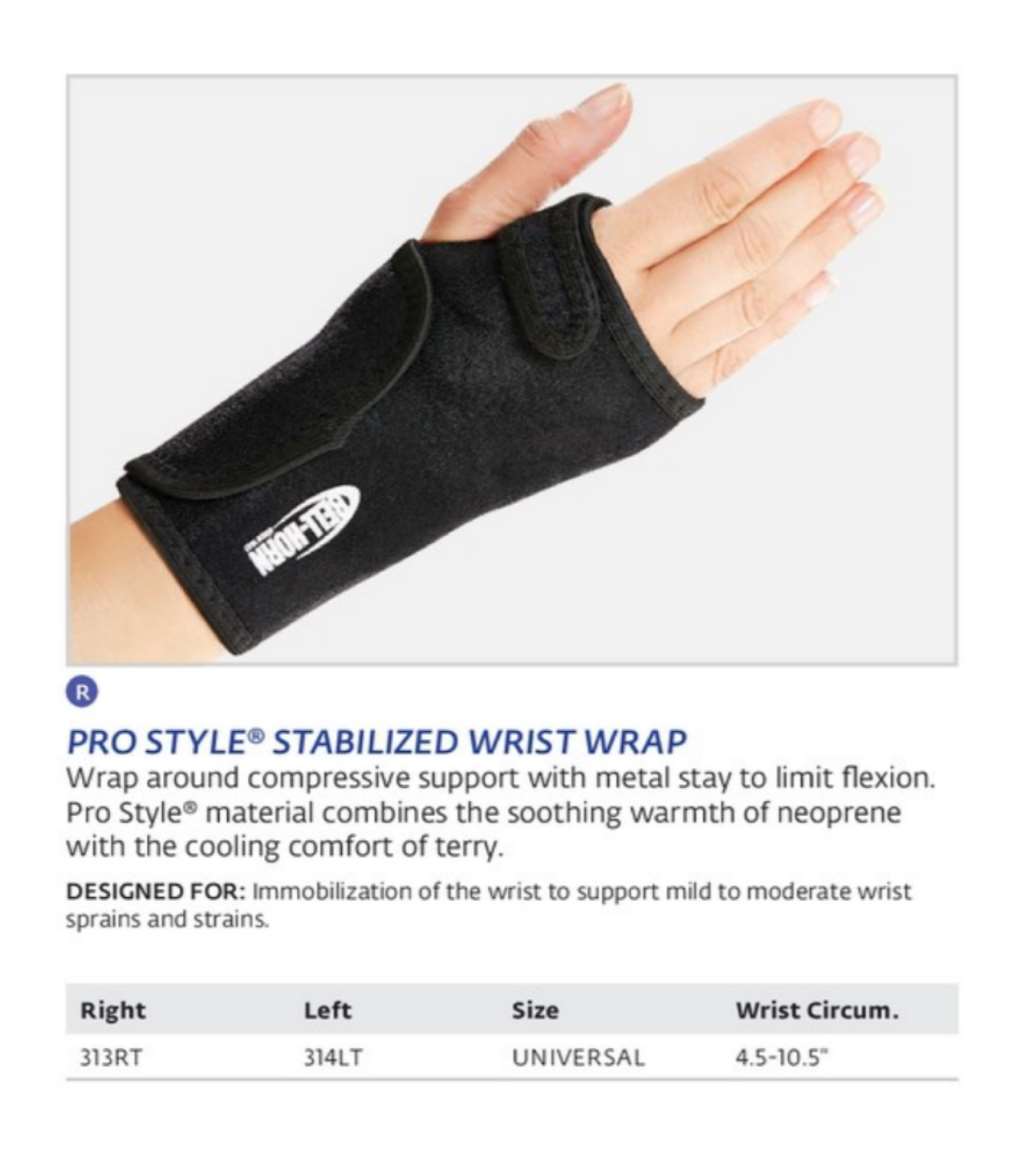 Bell-Horn ProStyle Stabilized Wrist Wrap – Right Universal