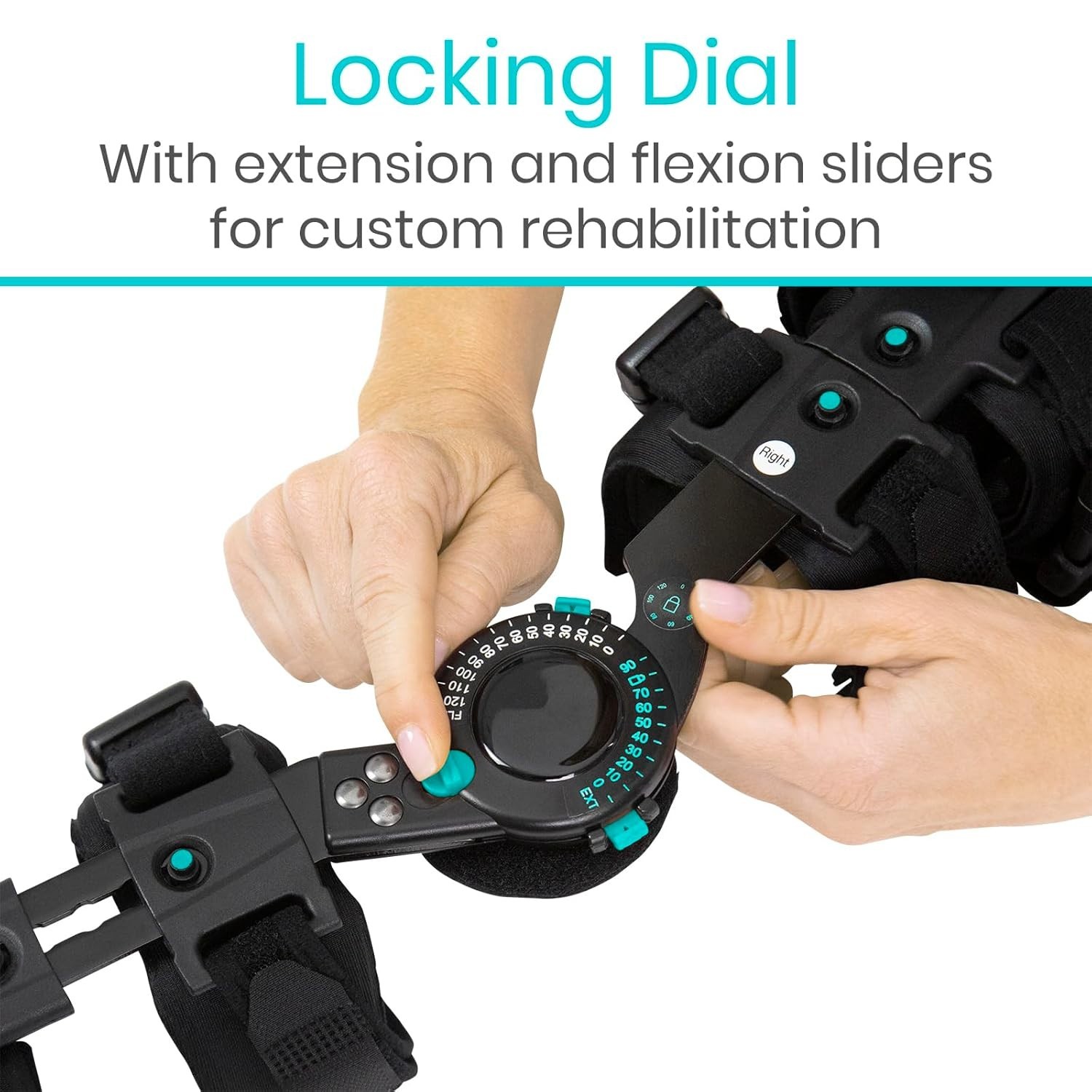 Vive Hinged Elbow Brace ROM Left Shoulder Strap Adjustable Support Sling SUP2006