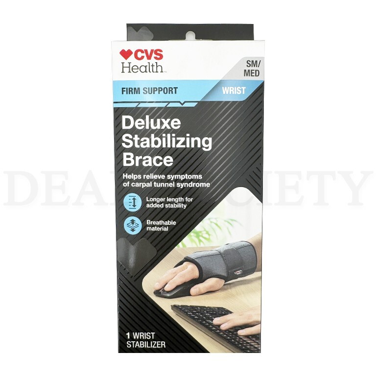 CVS Health Firm Support Sm/Med Deluxe Stabilizing Wrist Brace