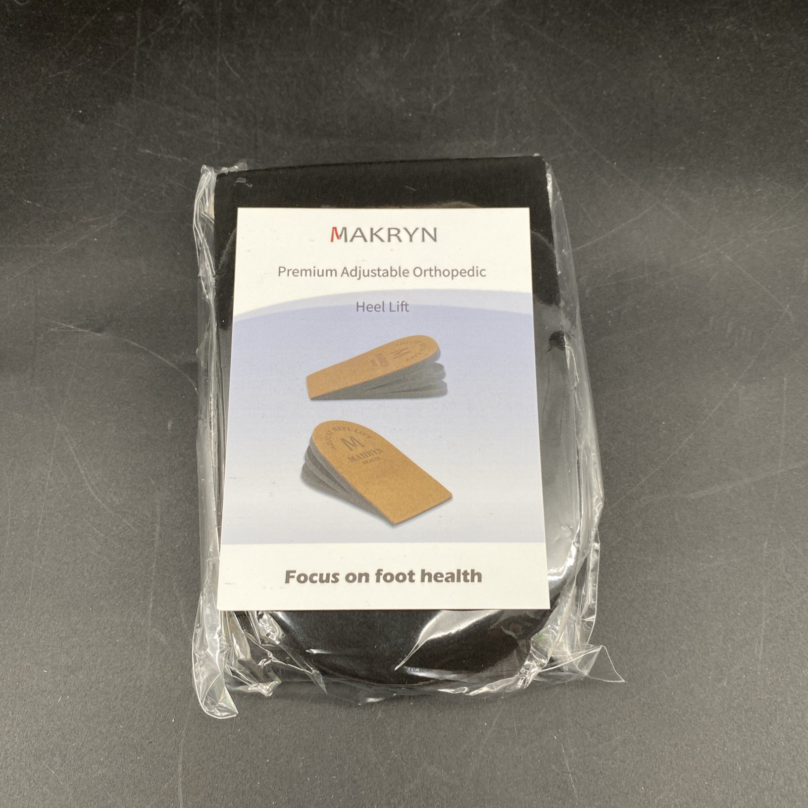 Makryn Adjustable Orthopedic Heel Lift for Leg Length Discrepancies and Heel