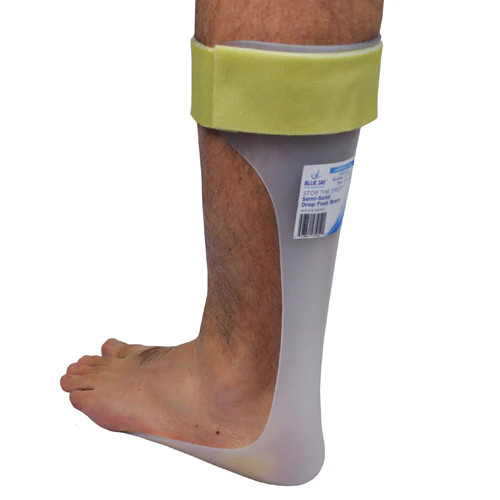 Blue Jay Semi-Solid Ankle Foot Orthosis, Drop Foot Brace, Small, Medium, Large