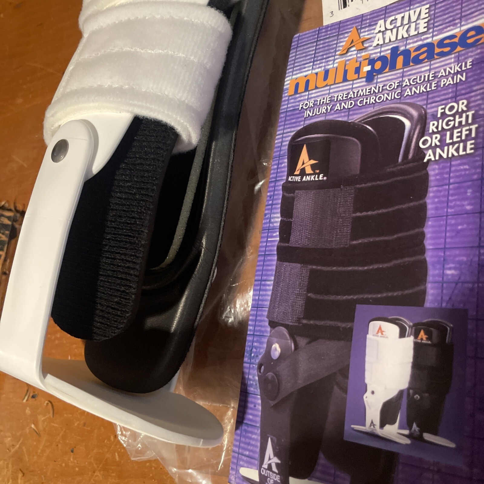 Active Ankle Multi-Phase Brace Support Orthosis Stirrup Ankle Guard with Strap M