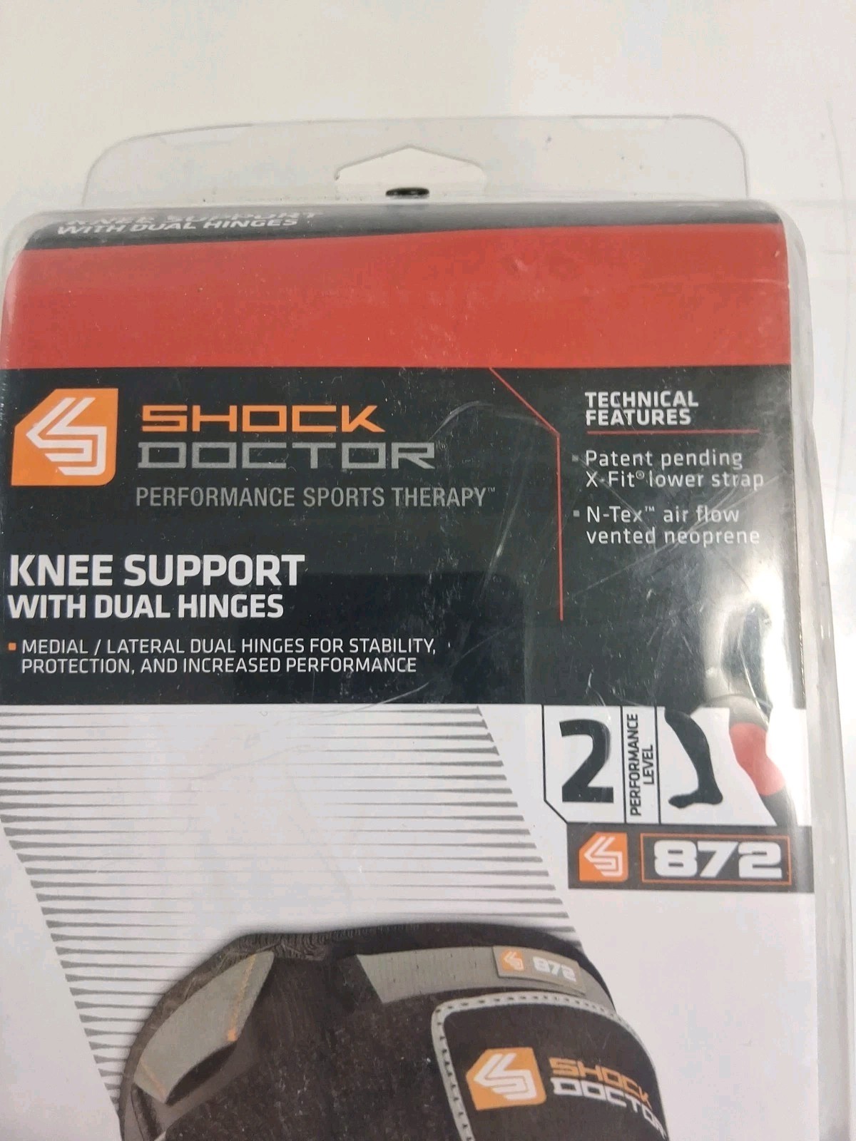 Shock Doctor 872 Knee Brace, Knee Support for Stability – Xlarge
