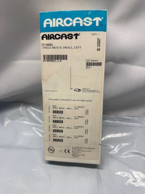 Aircast Air-stirrup Ankle Brace -SMALL LEFT *New-Box Damage