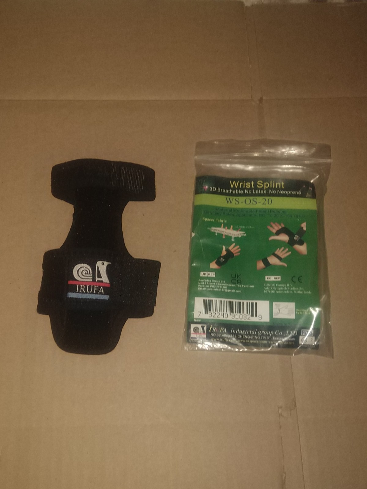 IRUFA, 3D Breathable Fabric Wrist Splint