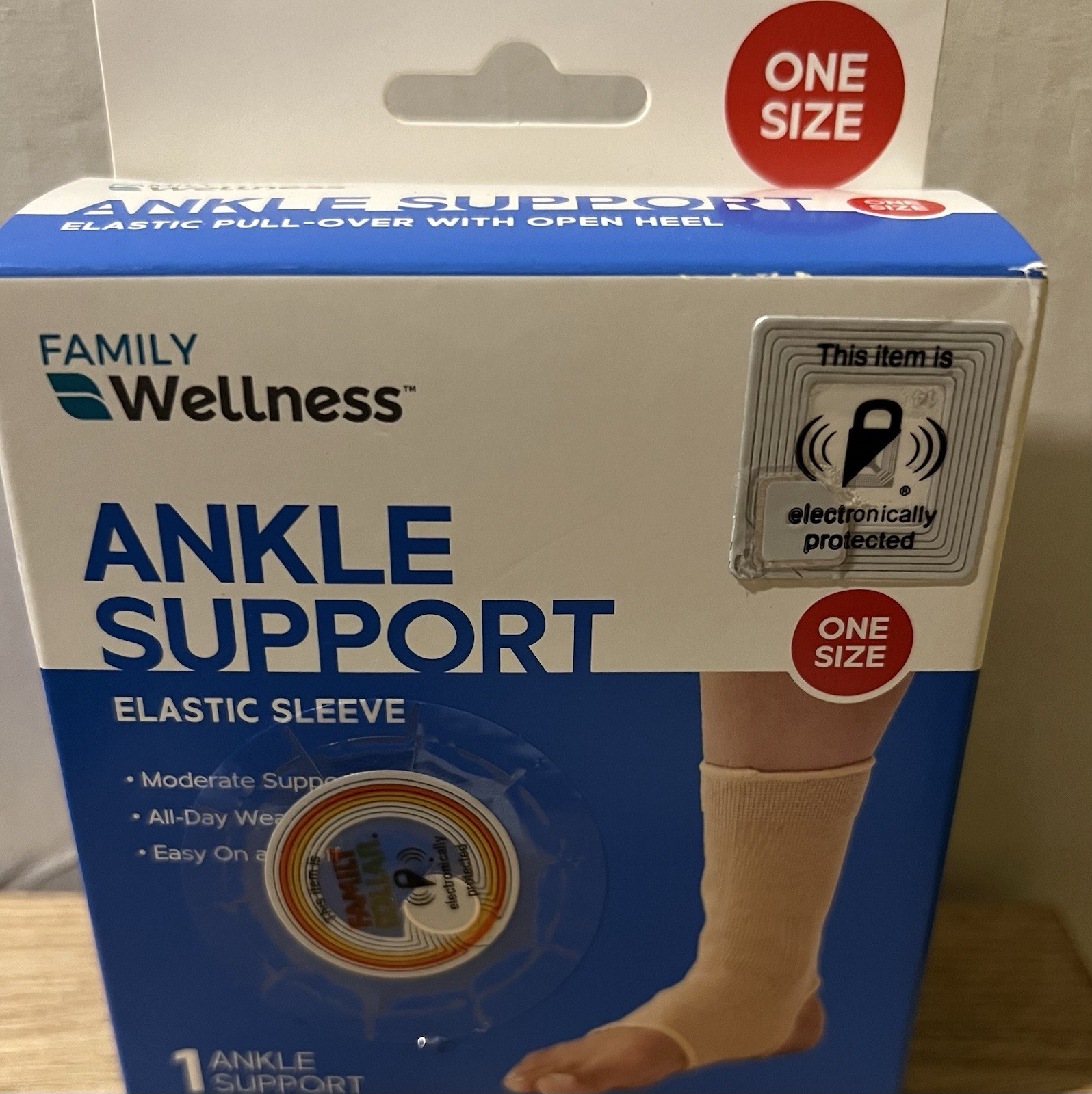 Family Wellness Ankle Support not made with natural rubber latex 1 Ancle Support