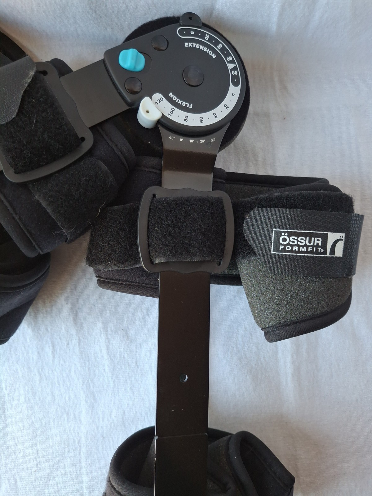 Ossur Form Fit Knee Leg Post Op Brace Stabilizer Black Adj