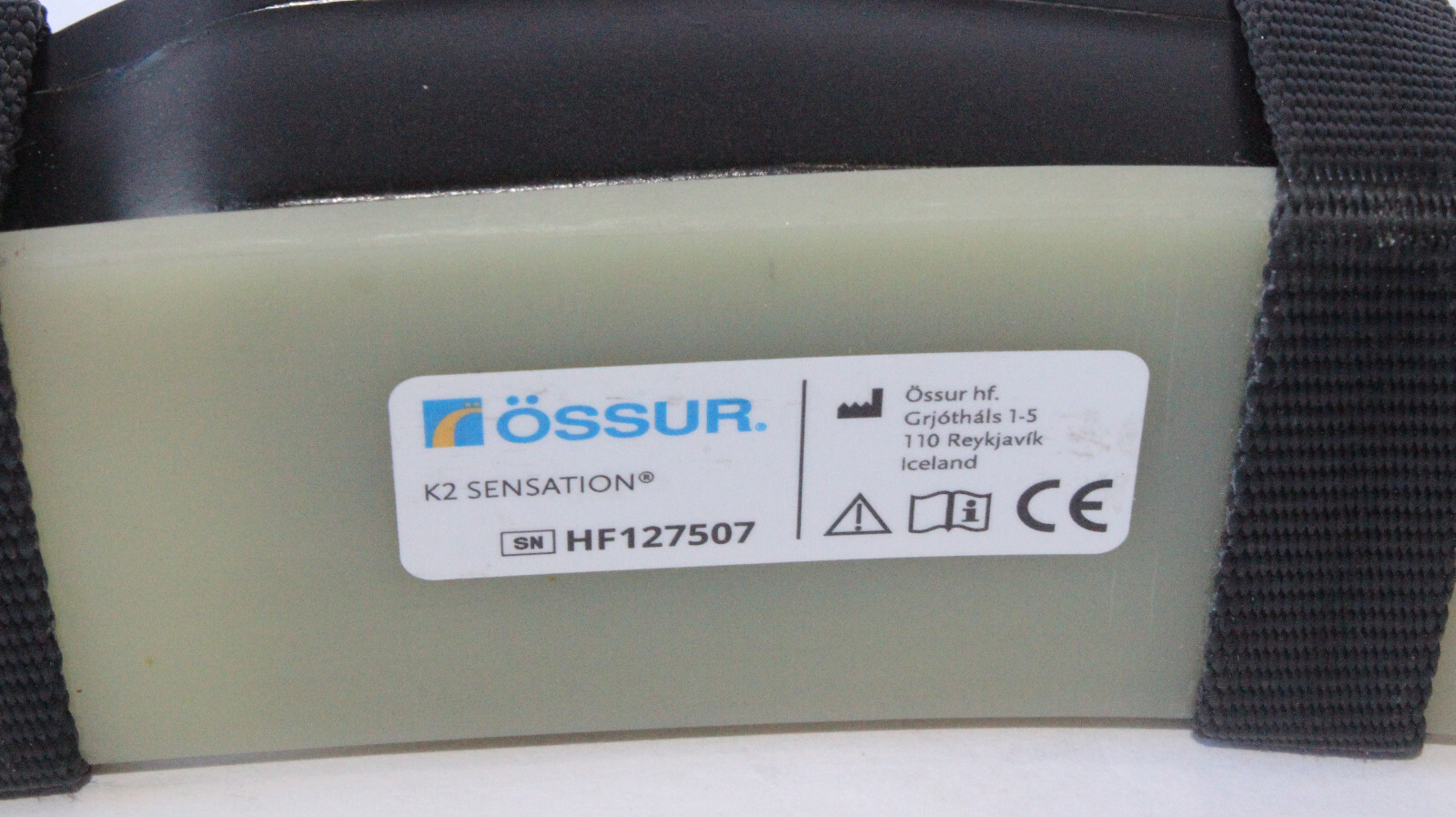 OSSUR K2 SENSATION PROSTHETIC SANDLE TOE FOOT ANKLE SYSTEM LEFT Sz 28 CAT 3