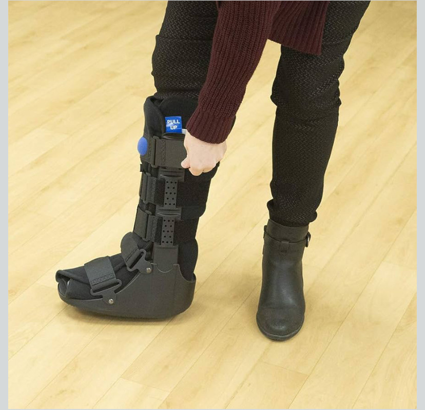 United Ortho USA14105 Air Cam Walker Fracture Boot, Medium, Black