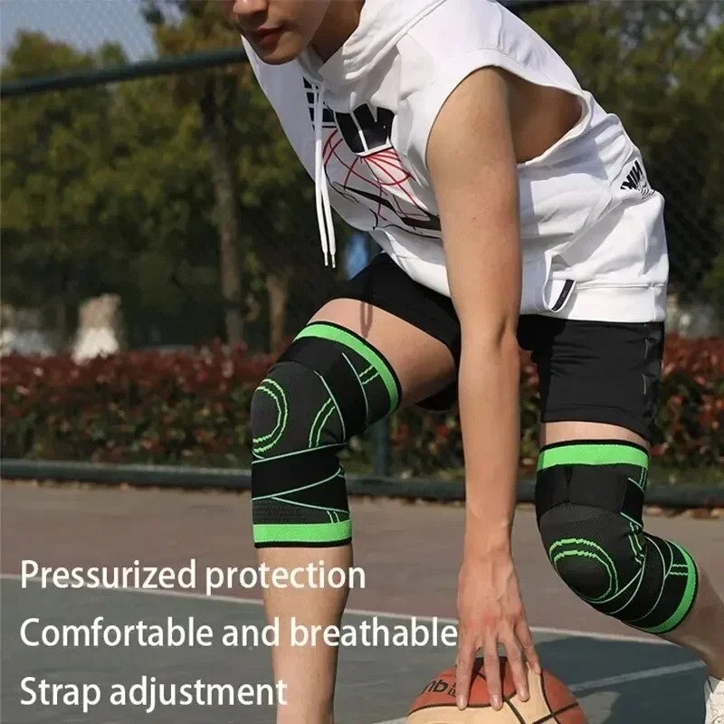 Knee Sleeve Compression Brace Support For Sport Joint Pain Arthritis Relief