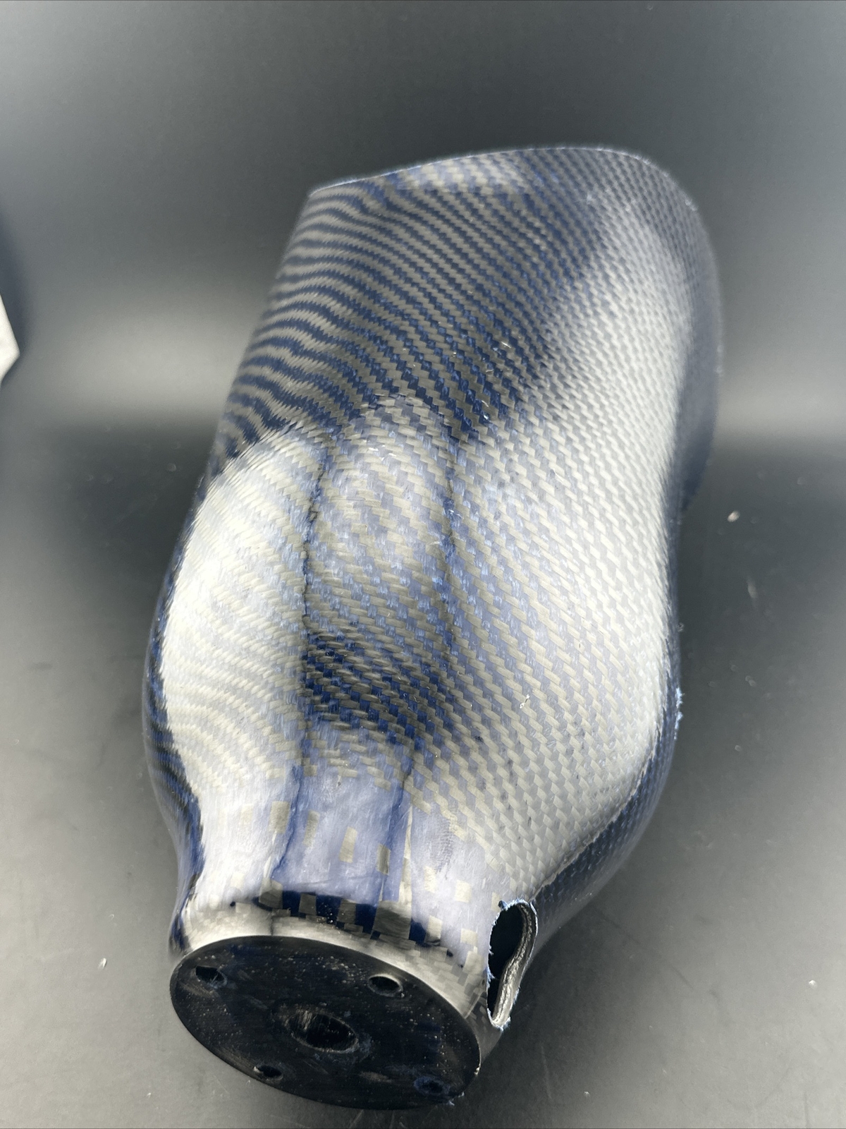 Below Knee Prosthetic Sock. Not For medical Use. Blue Carbon