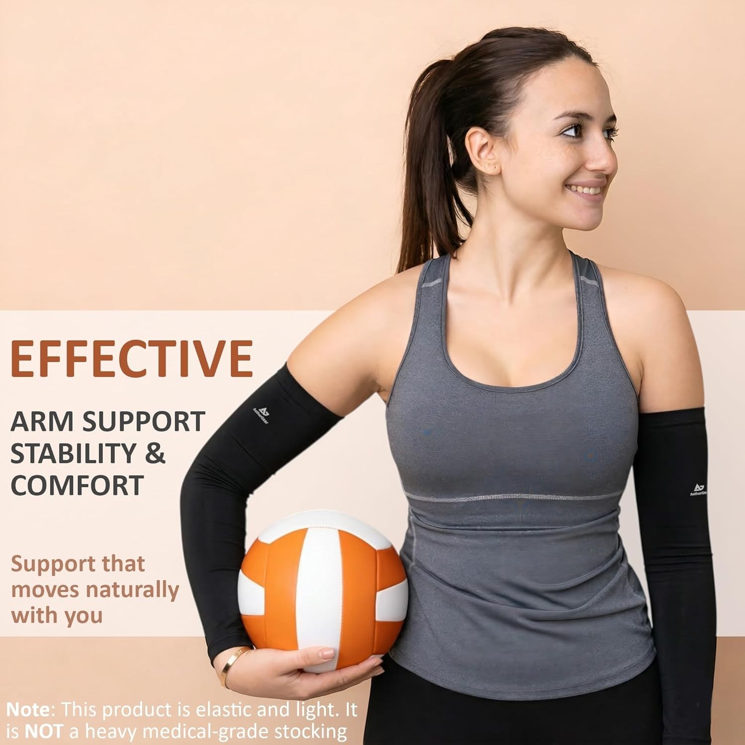 High-Performance 2-Pack Compression Arm Sleeves – Supports Sports & UV Shielding