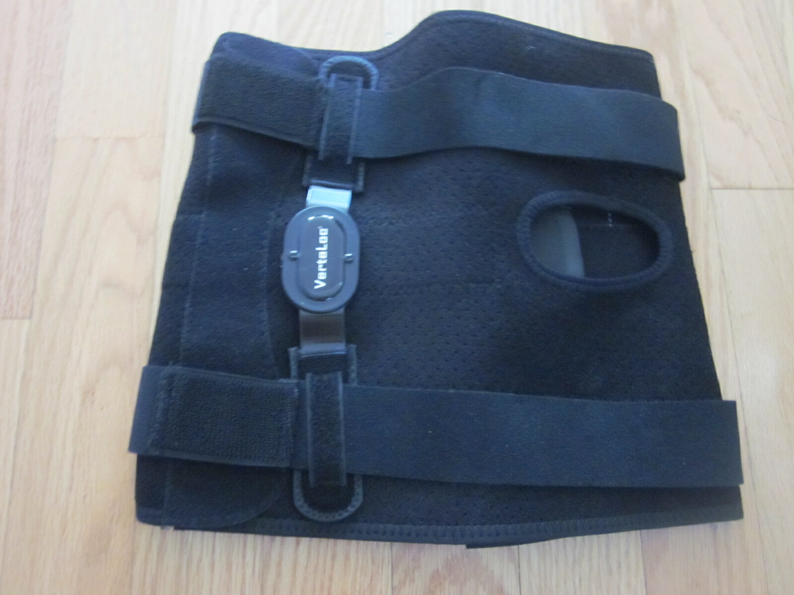 VERTALOC VL711rbb Adjustable Resolution Back Brace w Patient Guide, Black