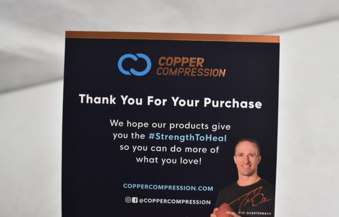 Copper Compression Powerknit Knee L/XL Knee Recovery Sports Pickleball Tennis