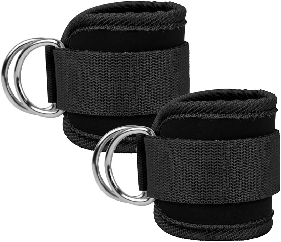 Correas de tobillo y bandas de resistencia ajustables para gym pierna gluteo