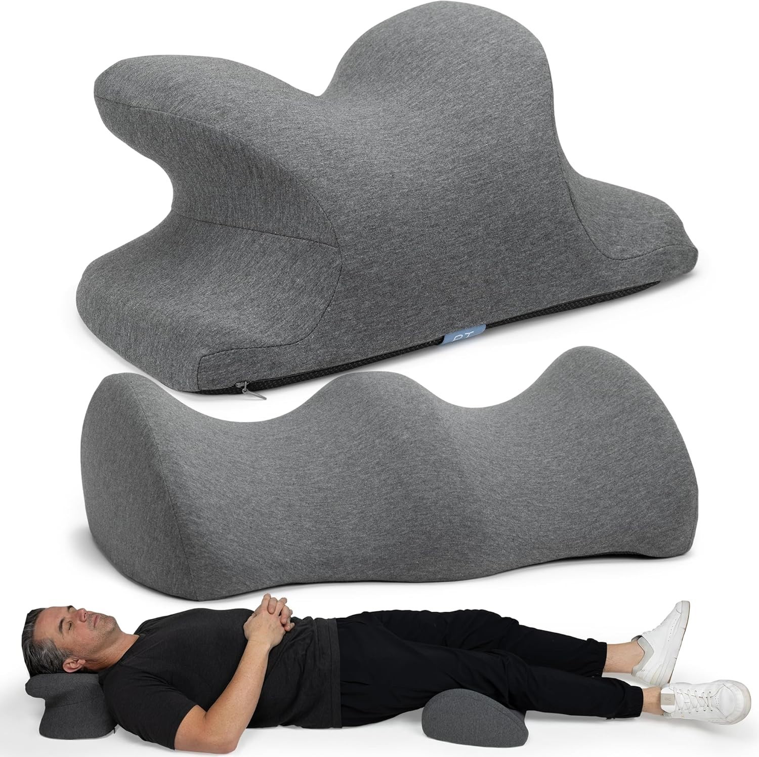 PT Pro MM-MFP03 Neck and Knee Combo Support Pillows Washable Cover NEW
