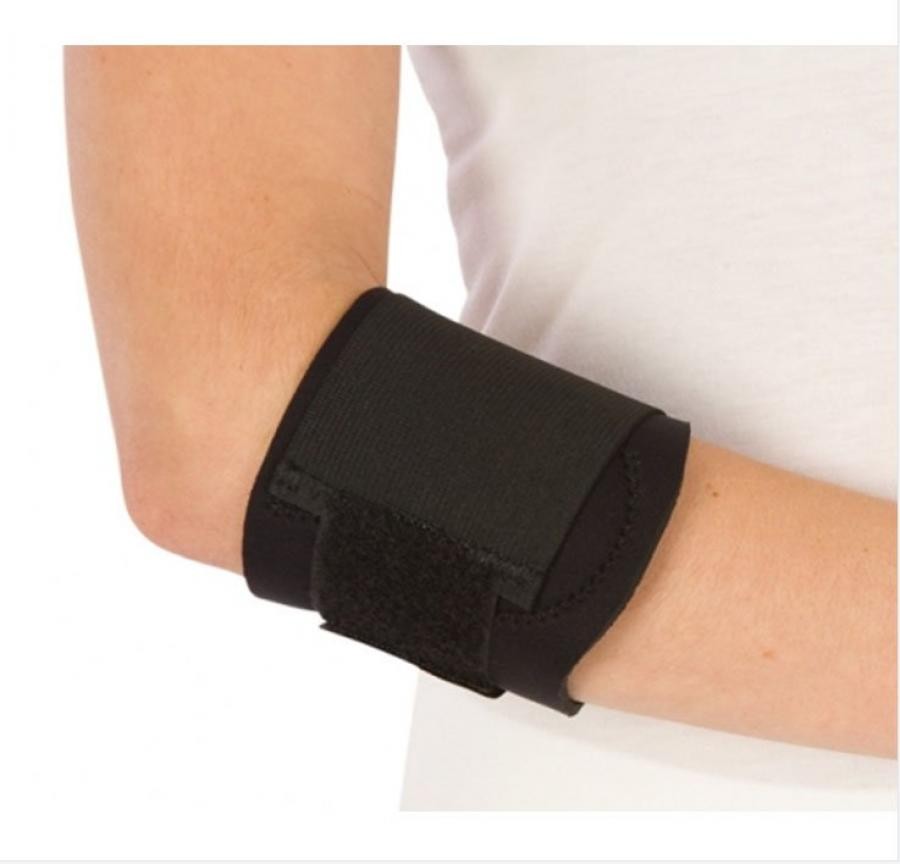 DJO ProCare Elbow Support Contact Closure Neoprene/Floam 8-11″ Circum Black M, 1