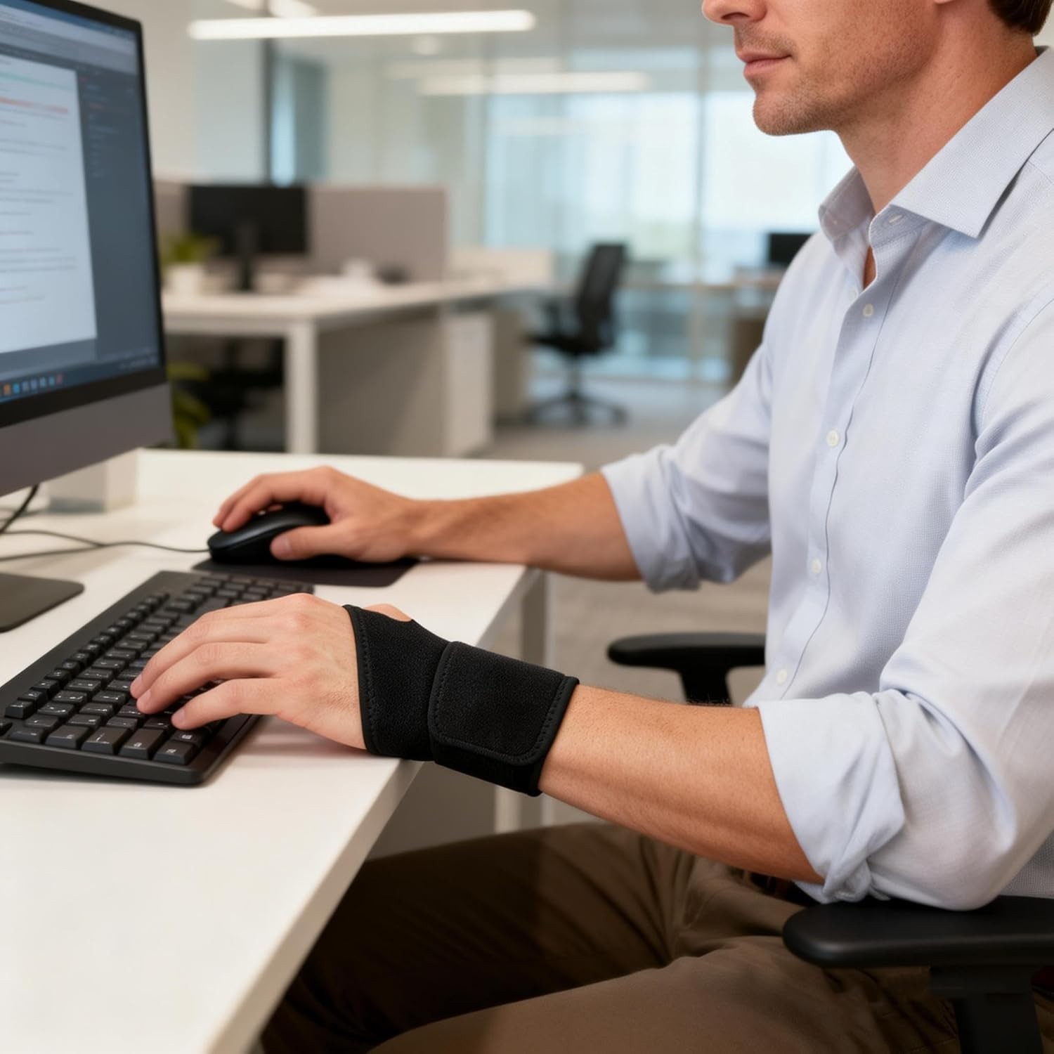 Wrist Support Wraps with Thumb Loops – Pain Relief for Athletes and Active Users