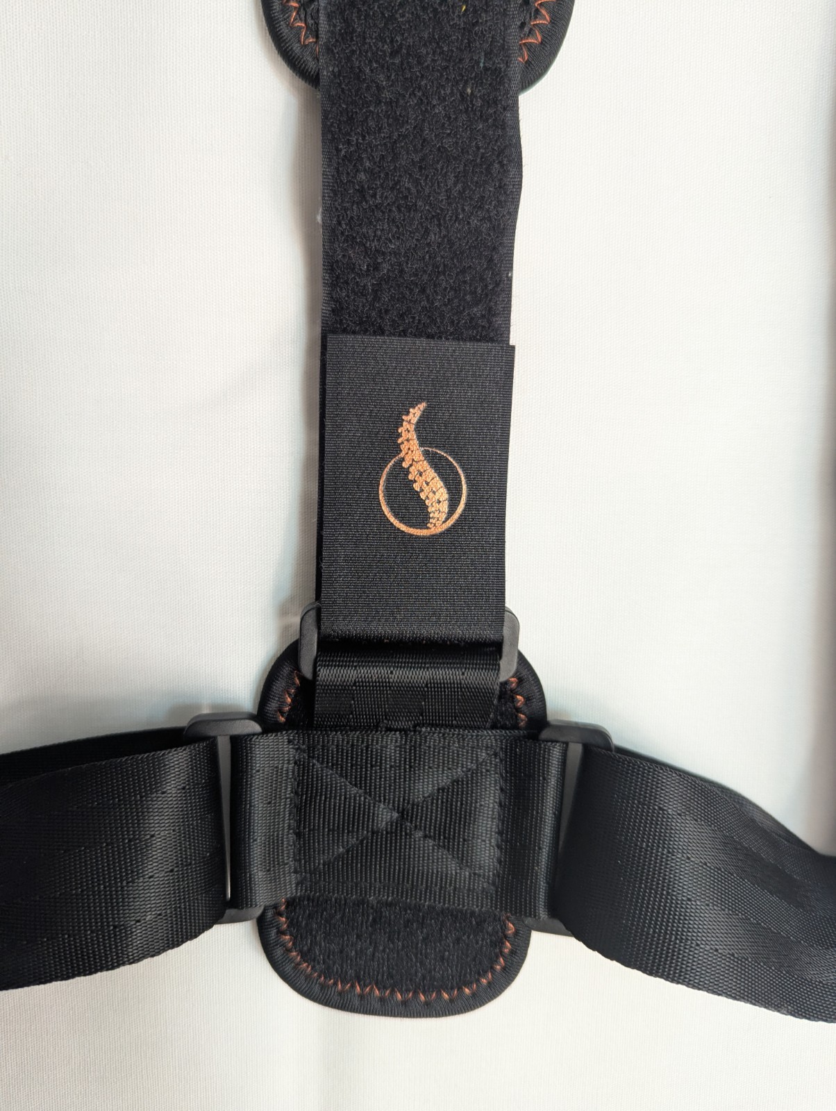 Ontel Posture Doctor back posture corrector in black with adjustable straps