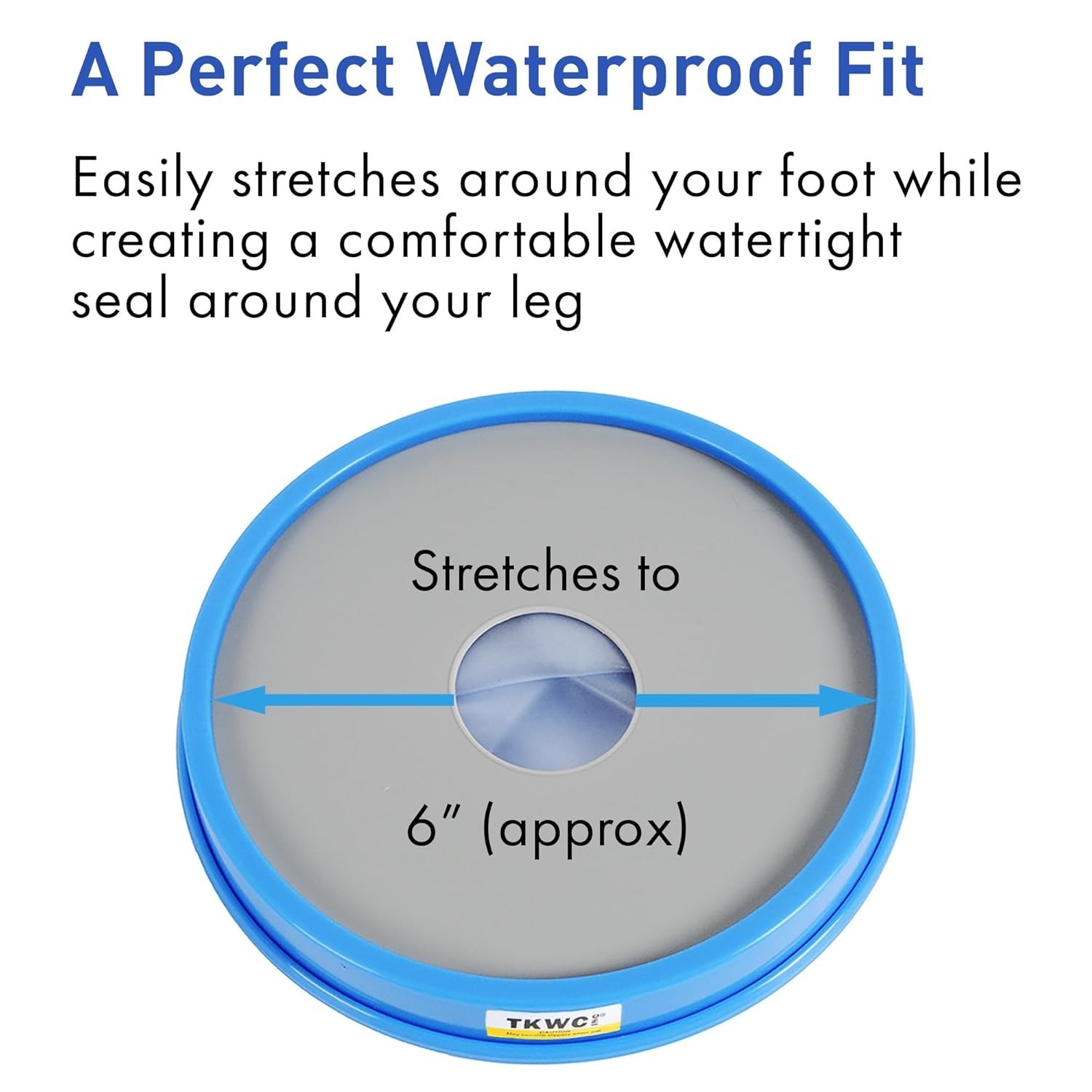 Adult Foot and Ankle Waterproof Cast Cover for Showering and Bathing Clear Vinyl
