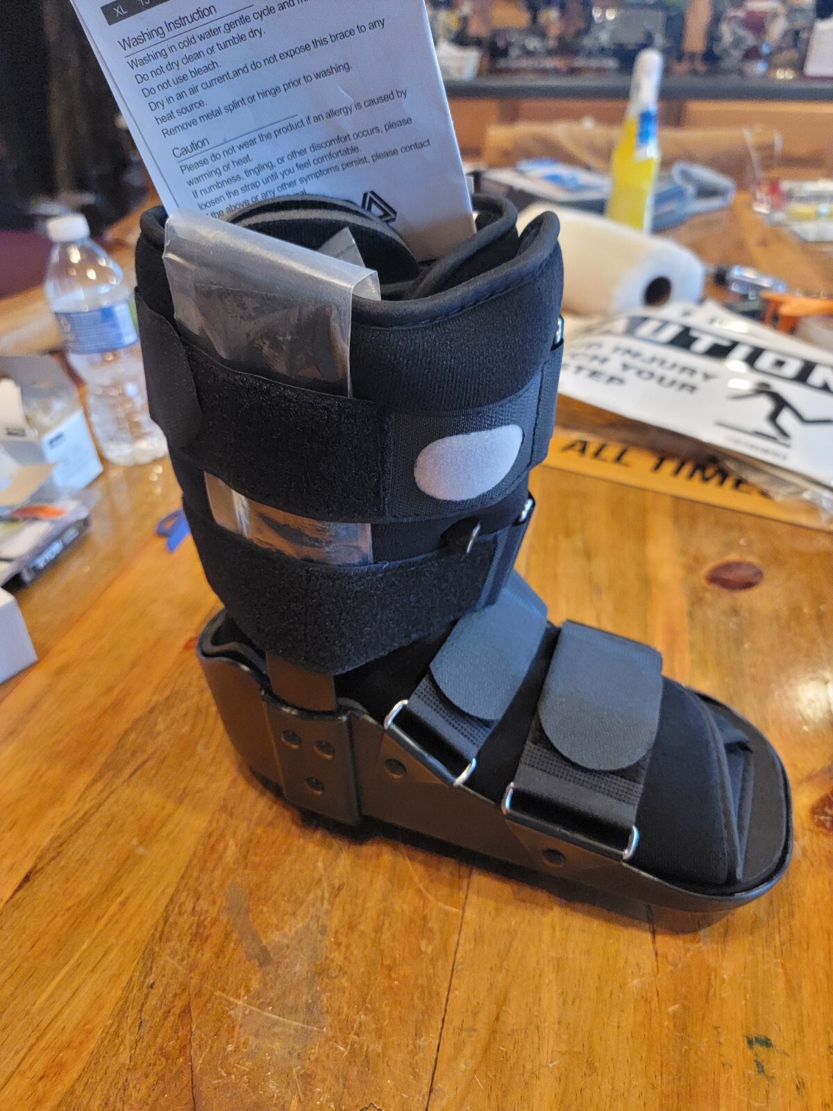 (M 37-43)Walking Boot Ultra Light Full Shell Orthopaedic Protection Spraine ECA