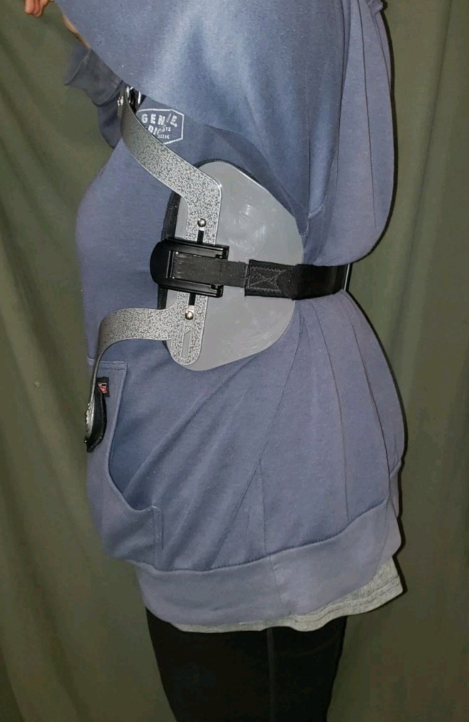 Thoracic Back Support Steel Frame Back Brace Adult Medium/Large Adjustable