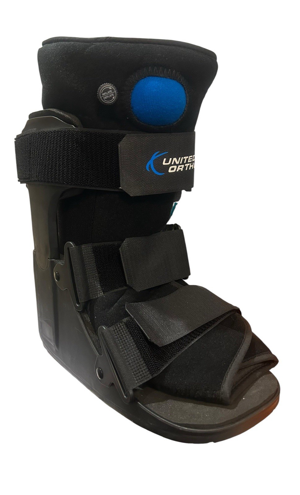 United Ortho Short Air Cam Walker Fracture Boot Medium Black