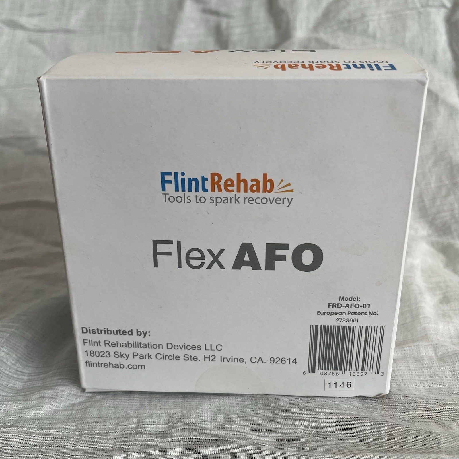 FlintRehab Flint Rehab Drop Brace AFO Adult Ankle Support – NEW Open Box Deal!