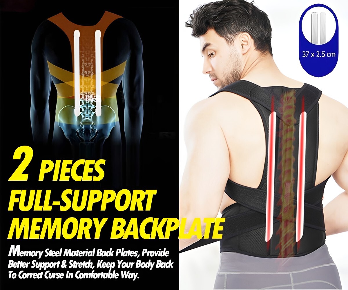 Lightweight Nylon corrector-Straightener Spine Support For Women and Men USA