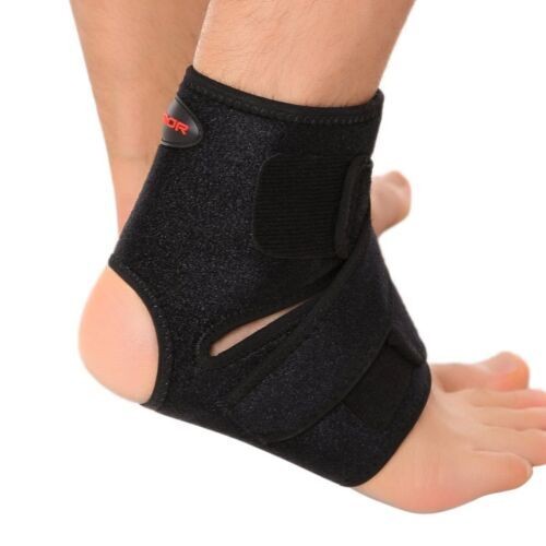 Ace Ankle Support Adjustable Compression Breathable Comfort Moderate Black 1ct