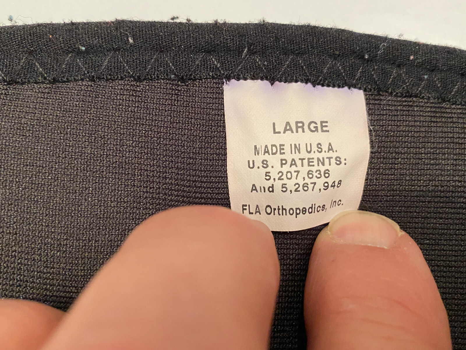 Florida Orthopedics Inc. Unisex Adult Lumbar Sacral Back Brace Size Large USA