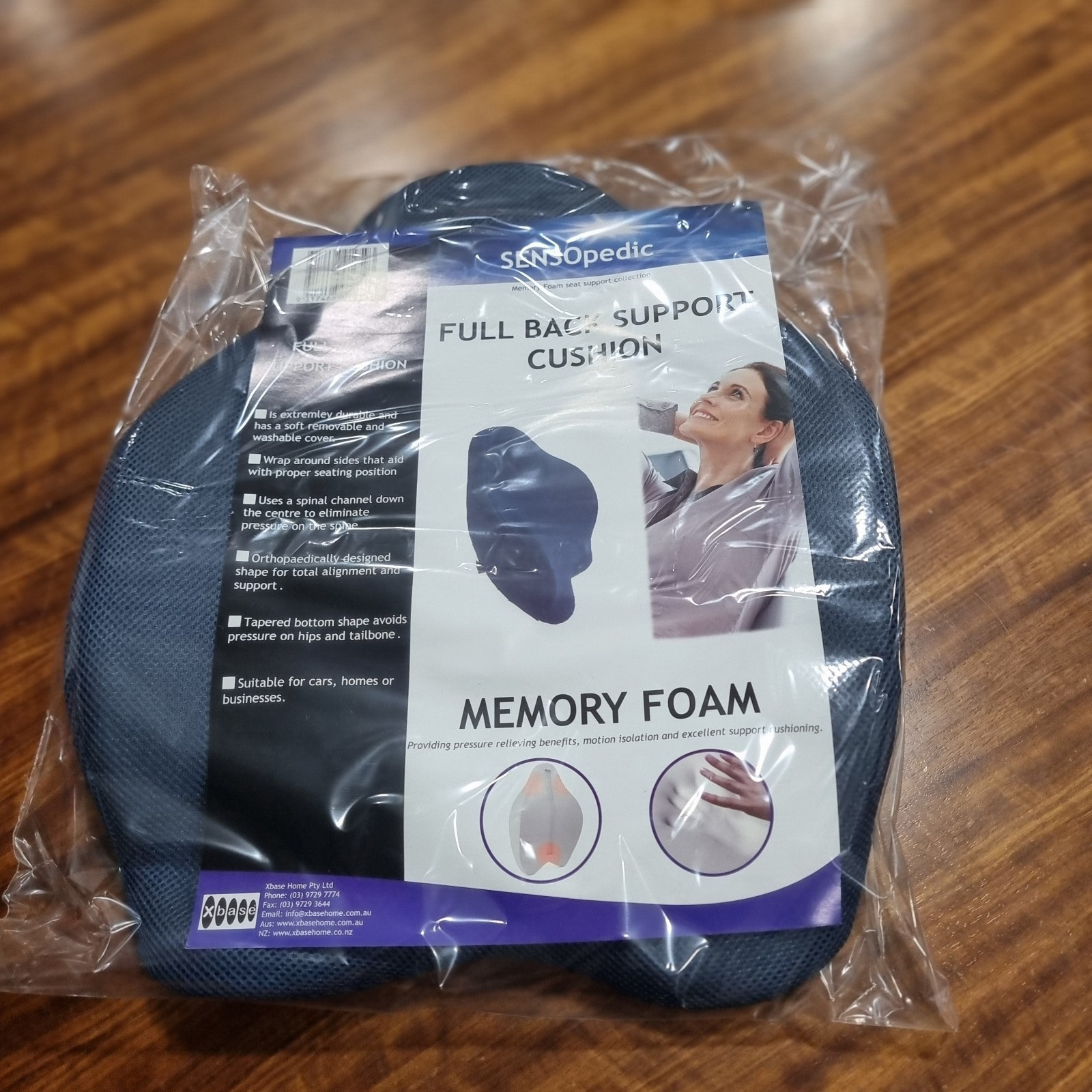 SUPERIOR LUMBAR SUPPORT PILLOW FOR HOME OFFICE OR CAR. PACK OF 2