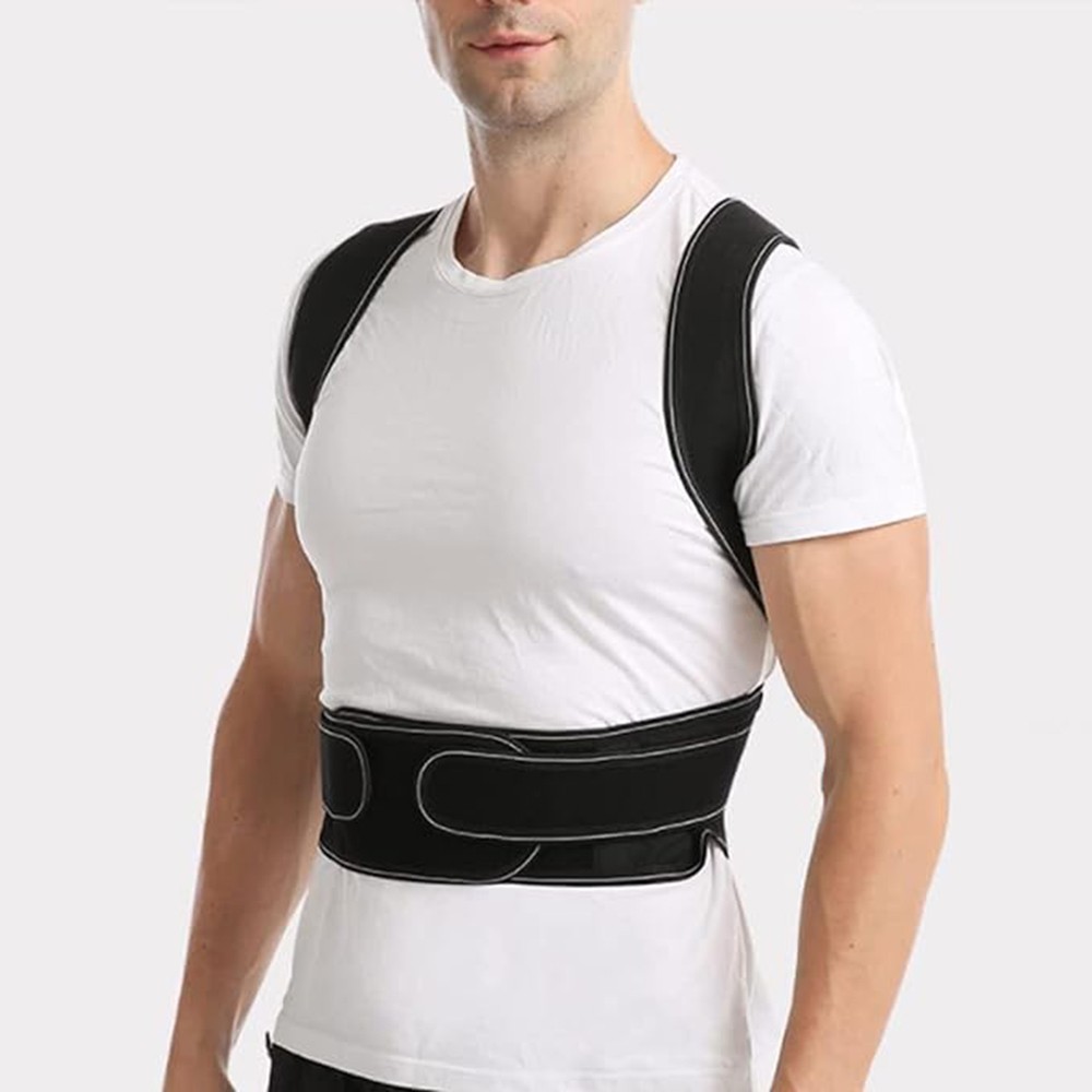 Adjustable Lumbar Lower Back Support Belt Brace Posture Corrector Straightening