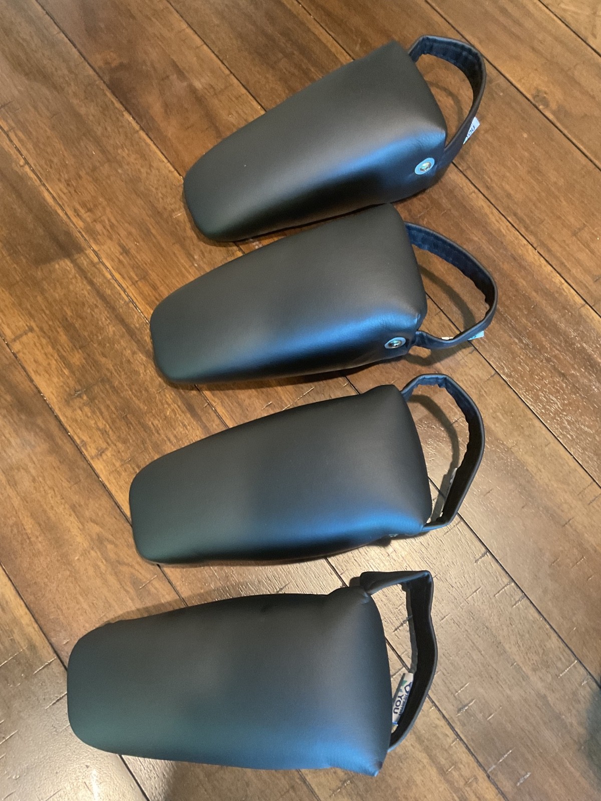Pelvic Sacral SOT Blocks Non Slip Base 2 Pairs Upholstered Black