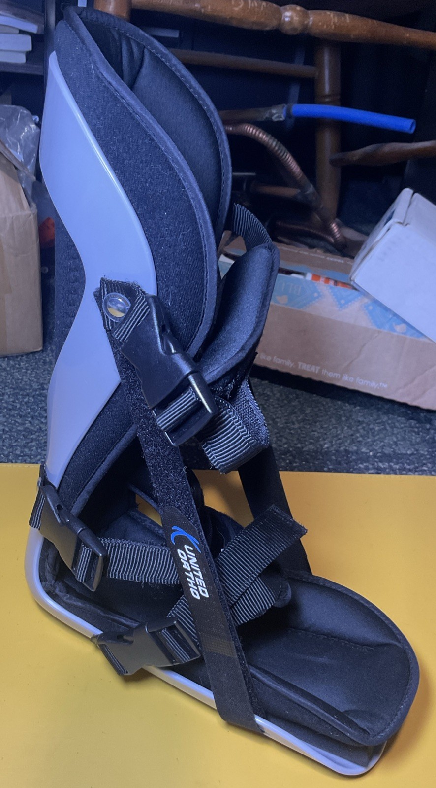 United Ortho Plantar Fasciitis Night Splint Brace Adjustable Boot Size M