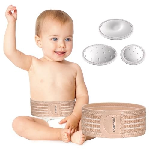 Umbilical Hernia Belt Baby Belly Button Band Infant Compression Pads Mesh Fabric