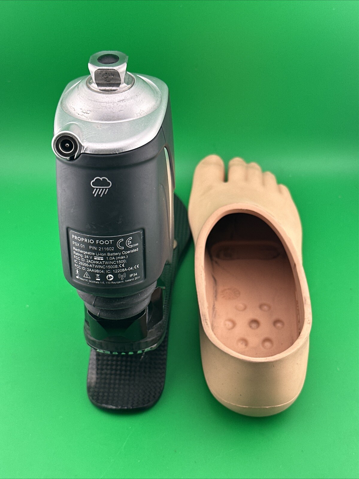 Ossur Proprio Microprocessor Prosthetic Foot Size 24 Category 4 Right Shell