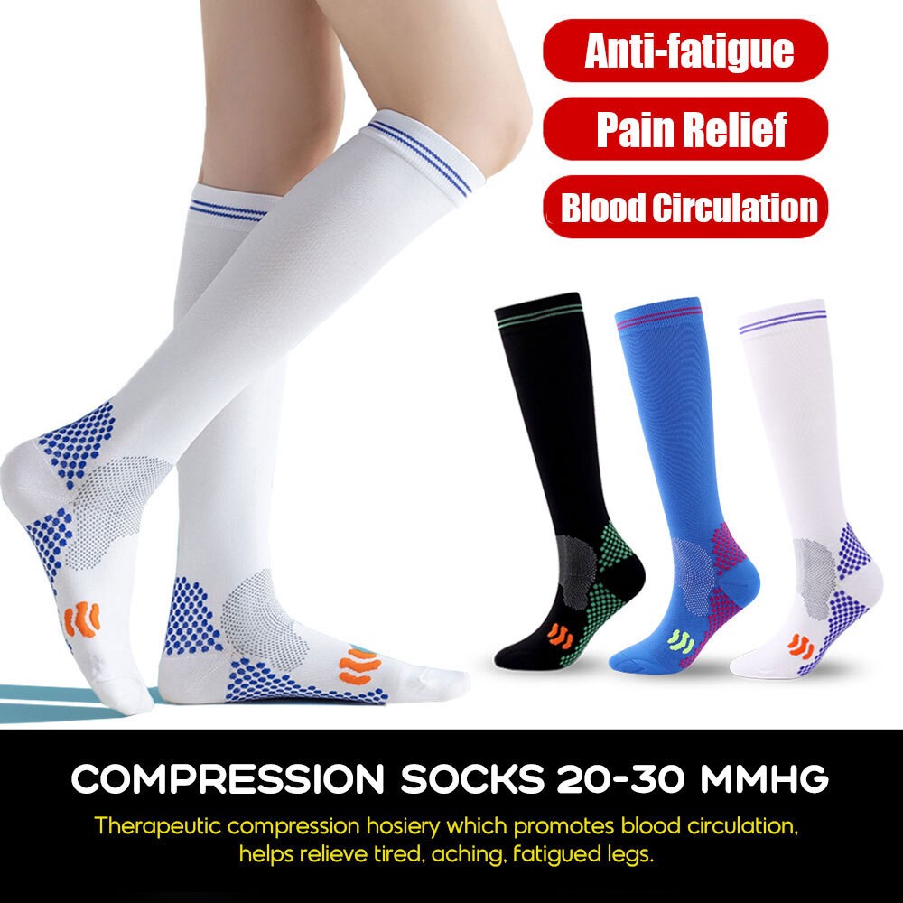 Easy-On/Easy-Off Calf Compression Socks 3Pair Medicinal Products Men Women S-XXL