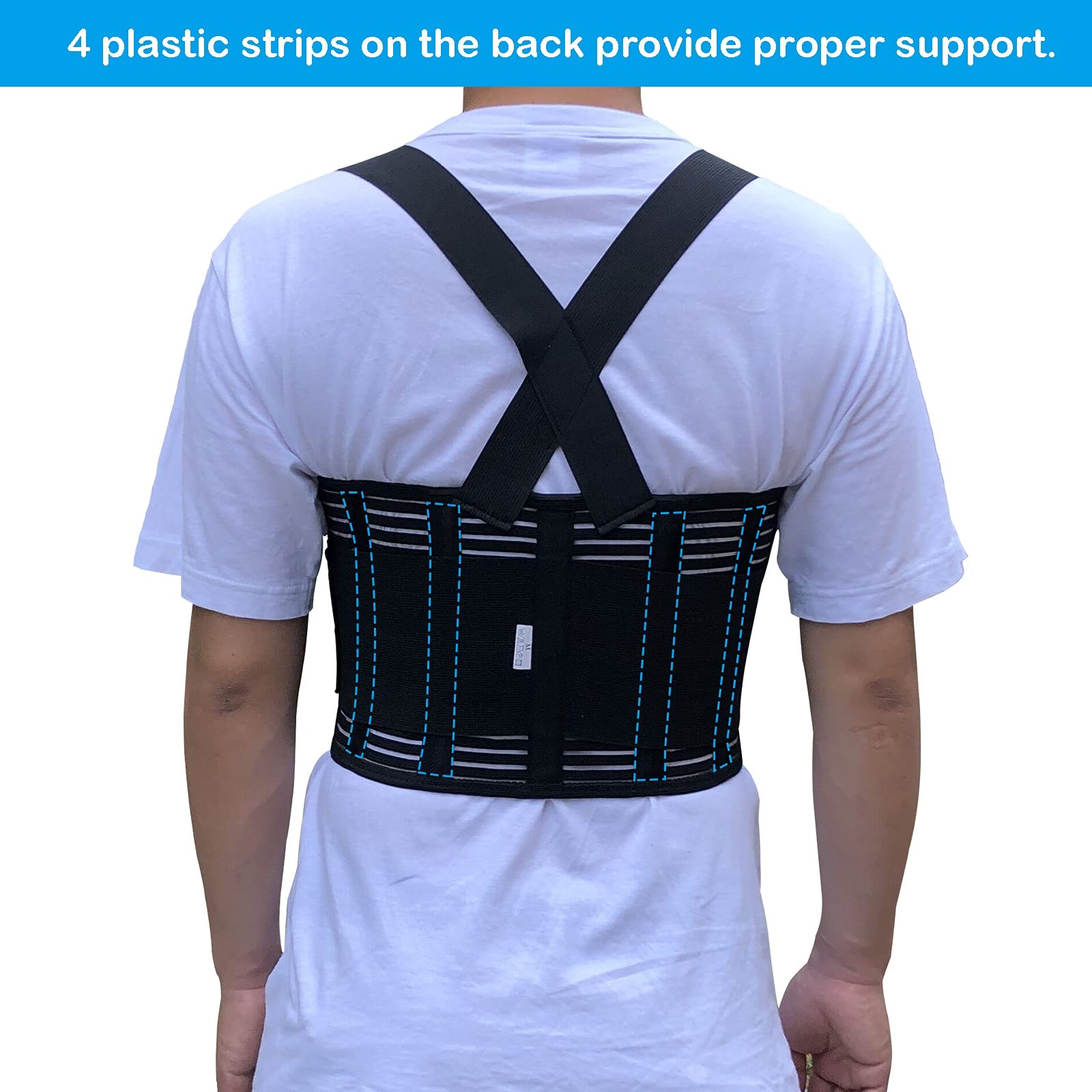 Rib Brace Chest Binder Belt for Men and Women, Breathable Rib Support Wrap fo…