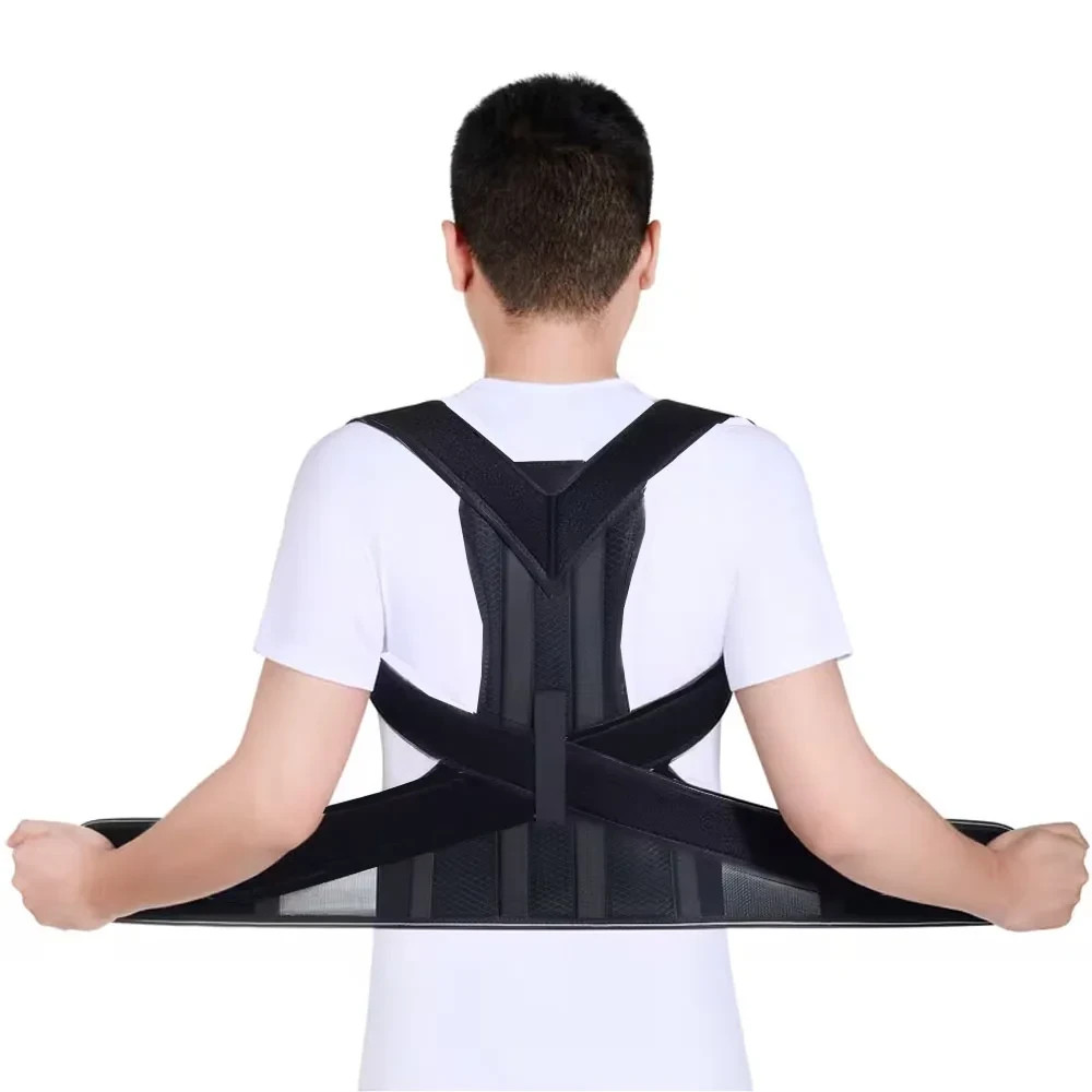 Adjustable Posture Corrector Back Brace Clavicle Spine Support Pain Relief Belt
