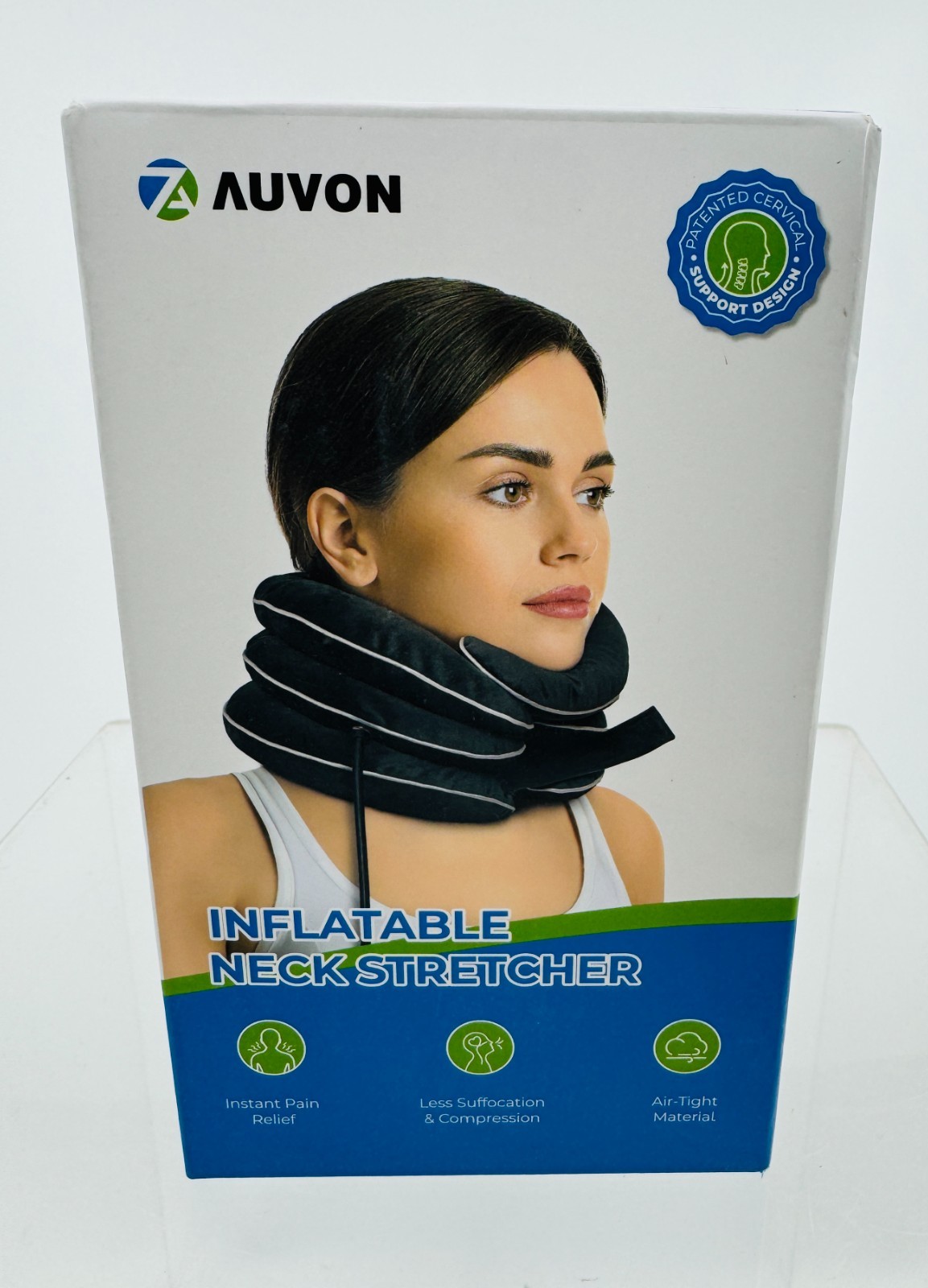 AUVON Inflatable Neck Stretcher Cervical Traction Device New in Box