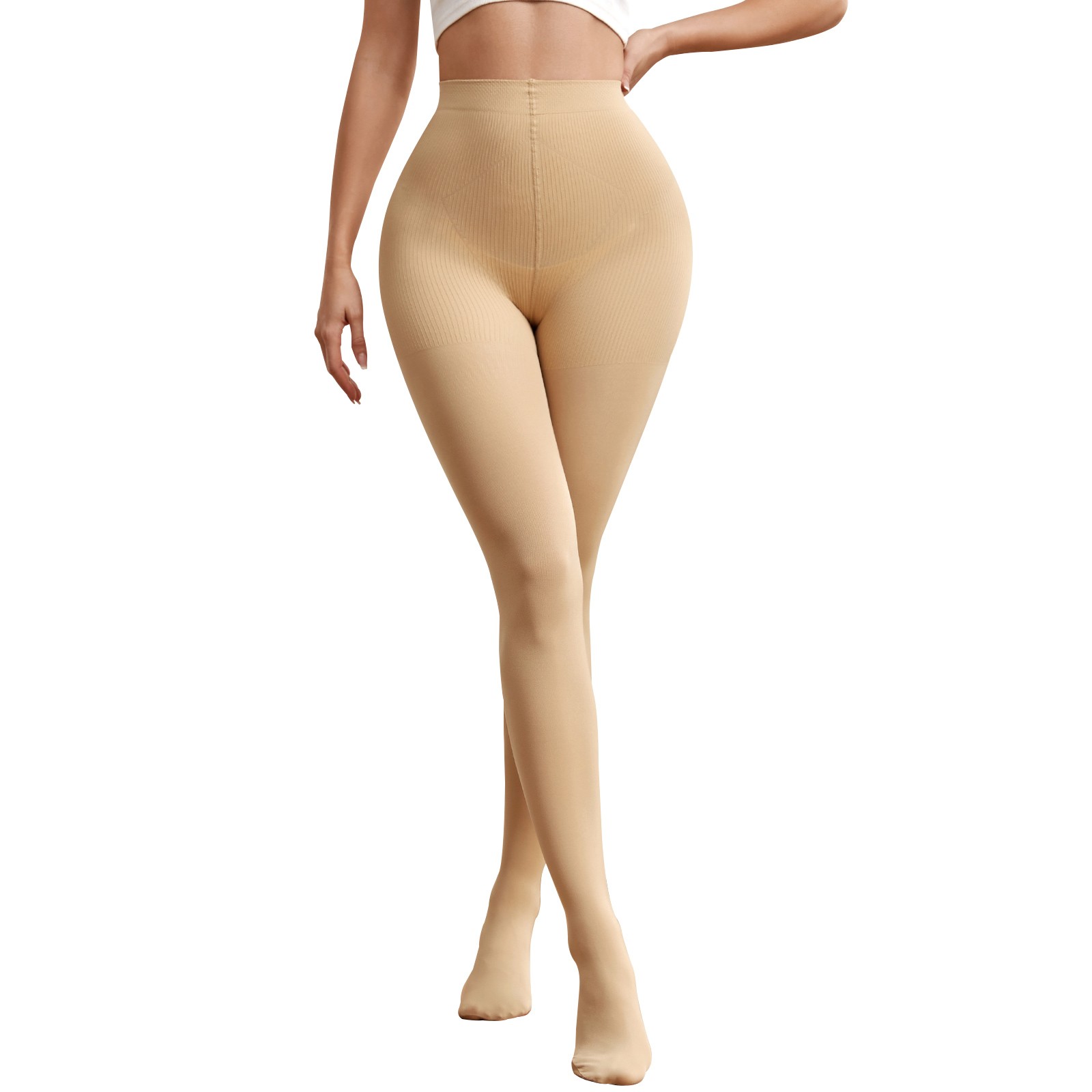 Women Compression Pantyhose Shaping Tights 15-20mmHg Support Opaque Stockings