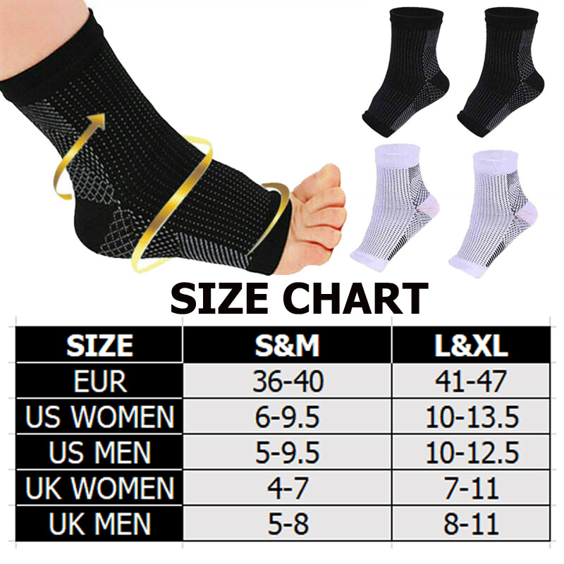 Compression Socks Heel Ankle Support Sleeve Open Toe Plantar Fascitis Foot Pain